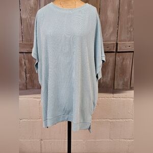 NWT Dokotoo BLUE Square Style Top / Size-XXL‎ Oversized